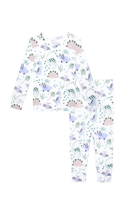 posh peanut classic pajama set in multi.