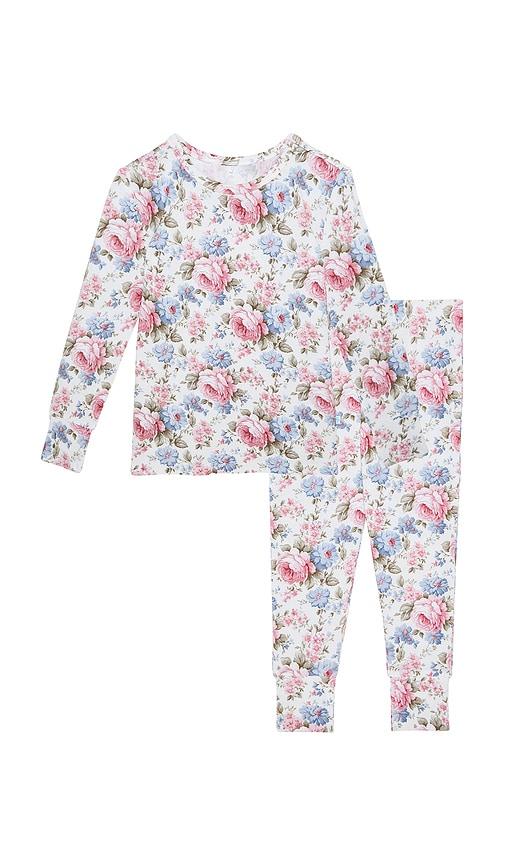 posh peanut classic pajama set in multi.