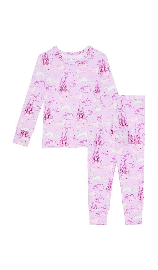 posh peanut classic pajama set in multi.