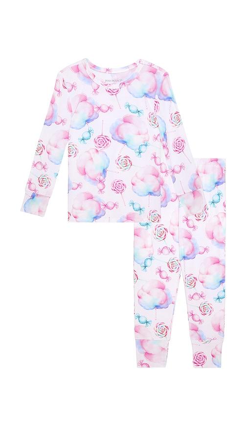 posh peanut classic pajama set in multi.