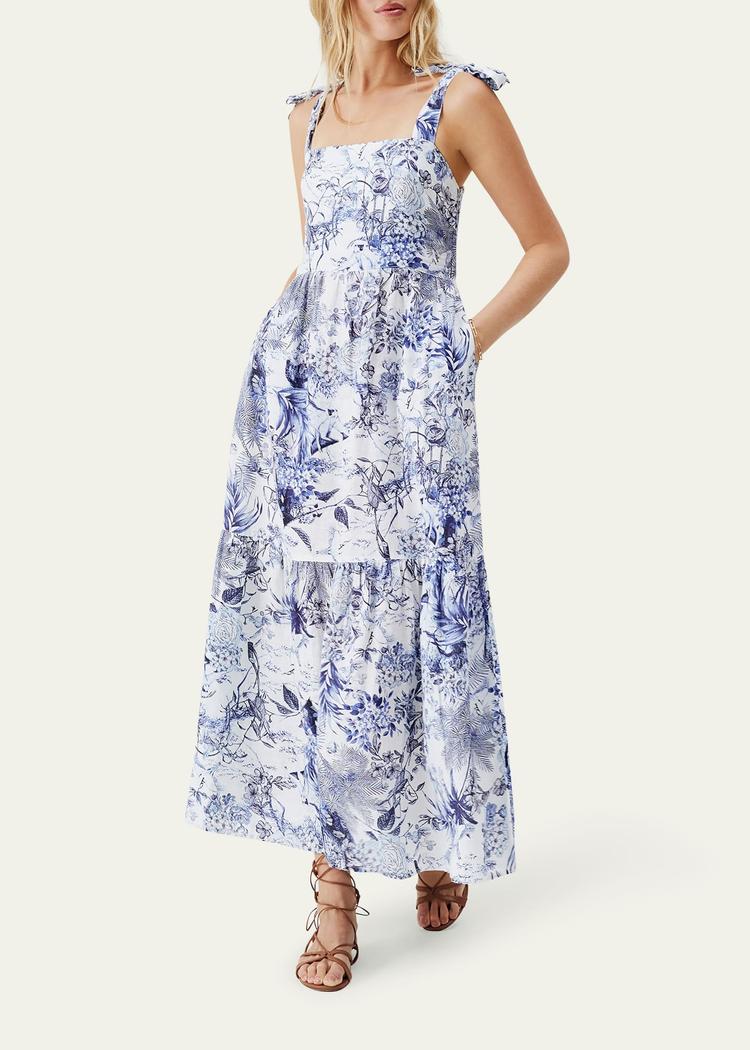posie tiered maxi dress