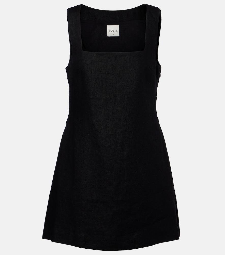 posse alice linen minidress