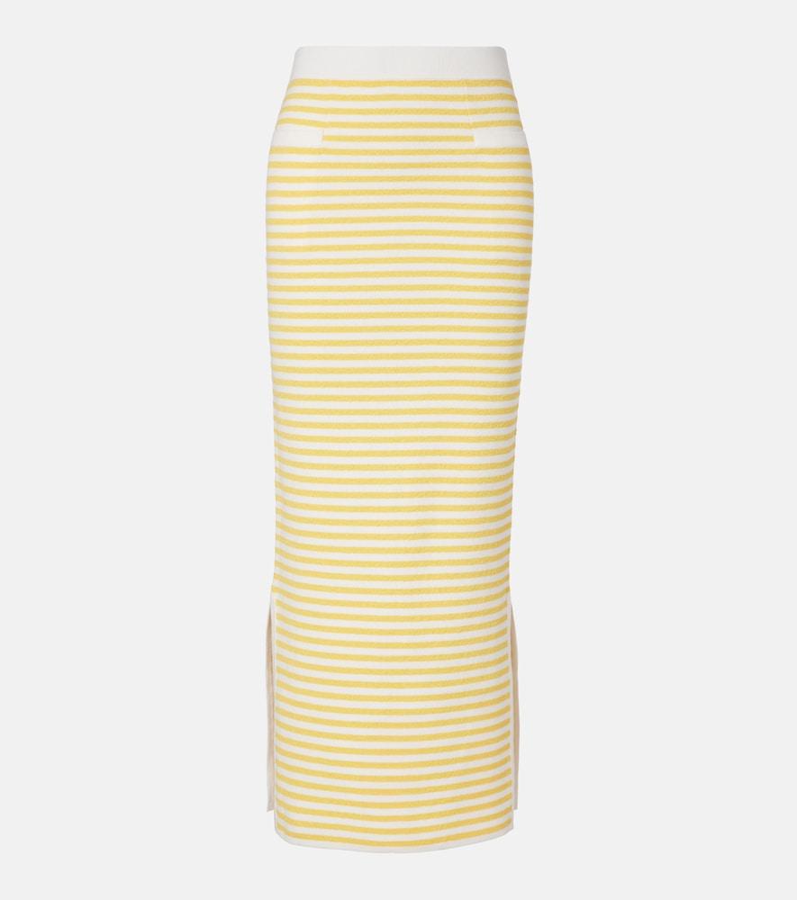 posse ari striped pencil skirt