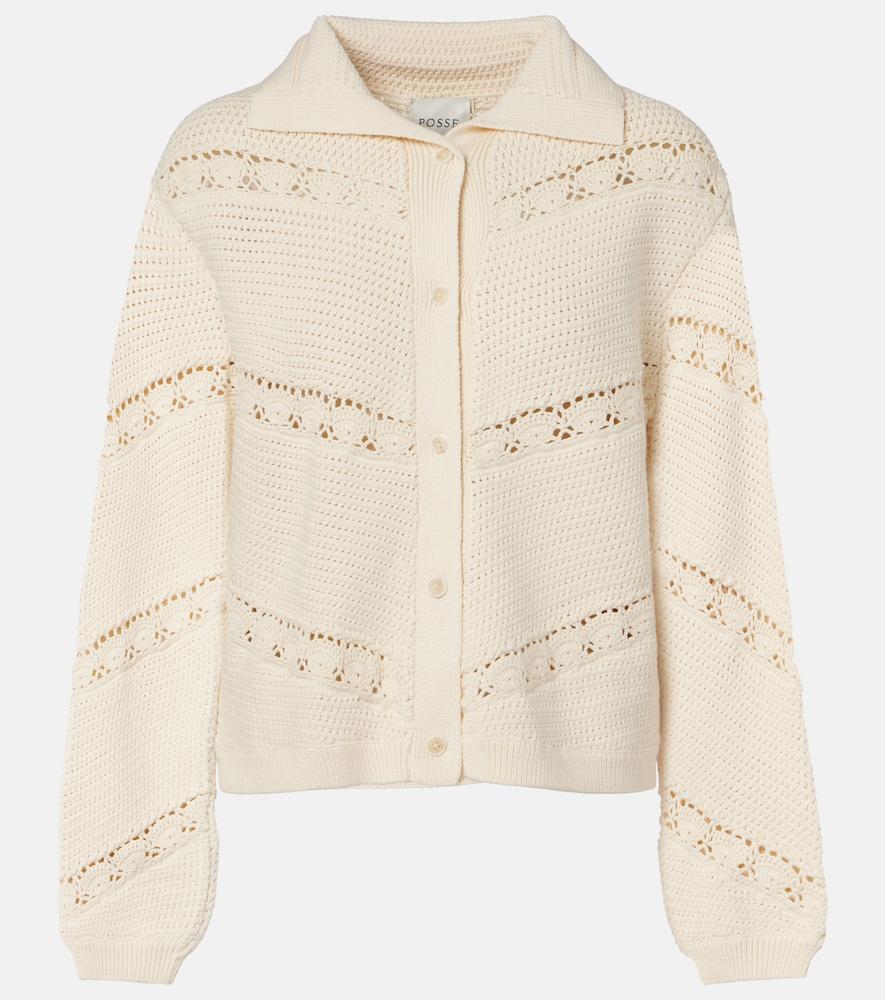 posse dylan crochet cardigan