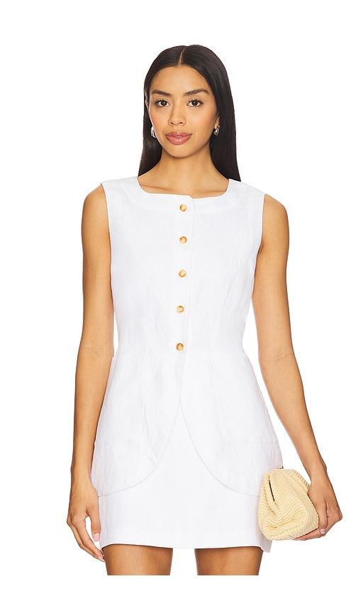 posse emma vest in ivory.
