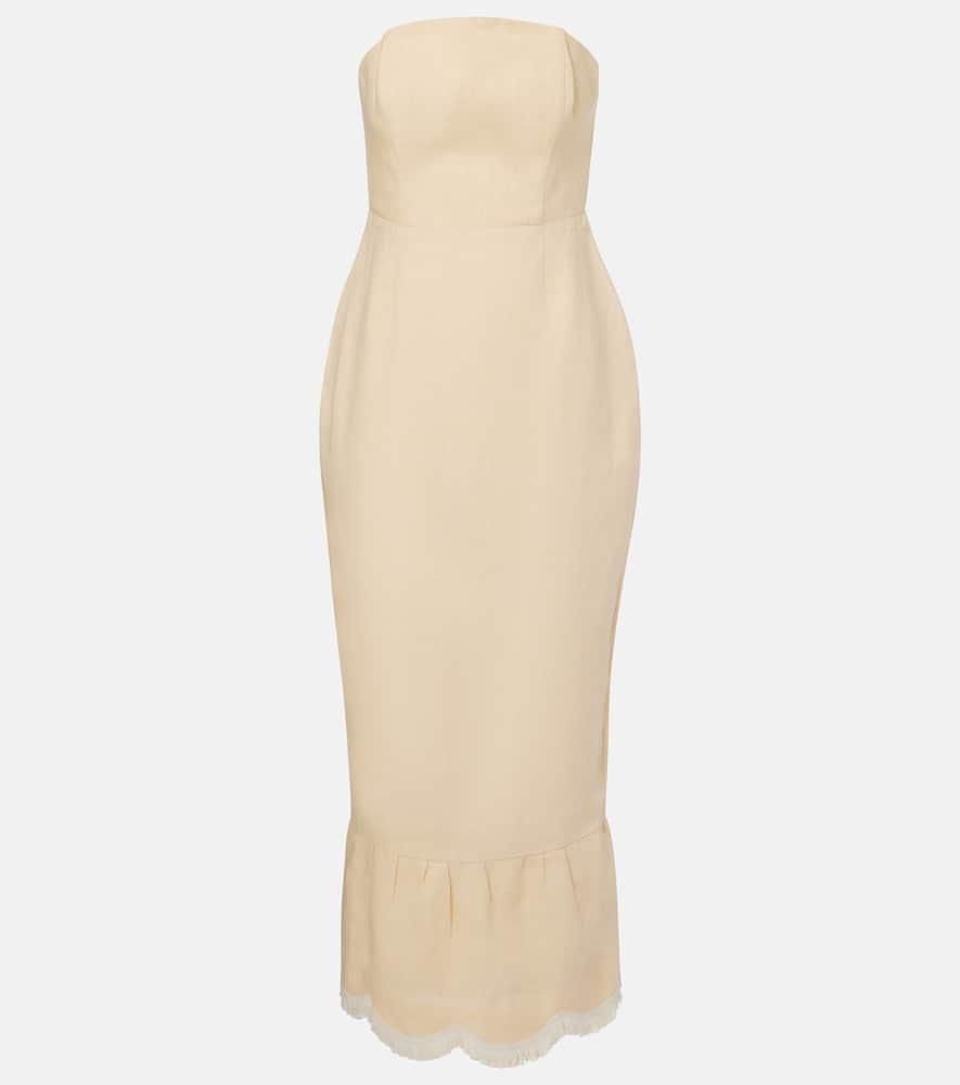 posse essie linen maxi dress