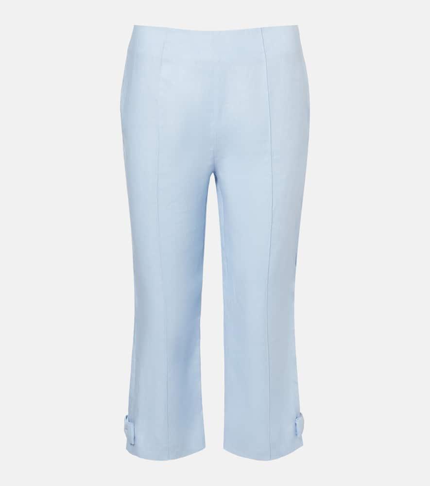 posse harper linen capri pants