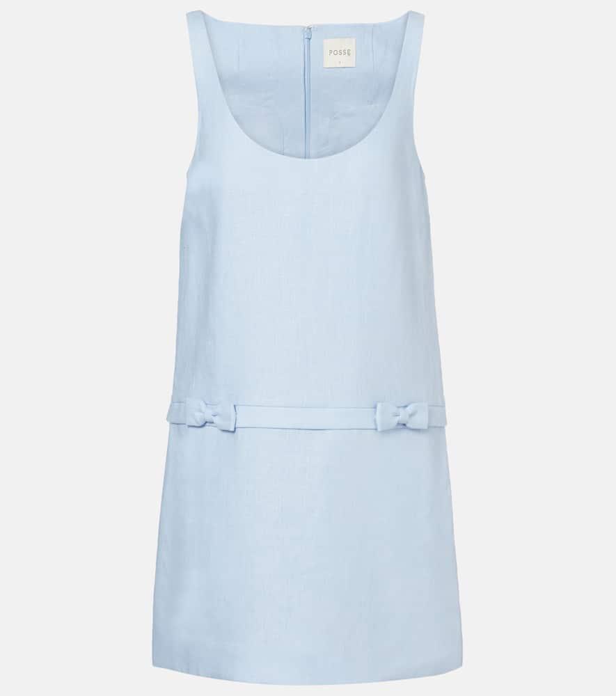 posse harper linen minidress