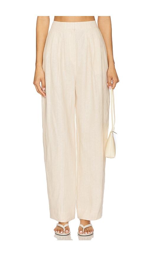 posse lucille trouser in beige.