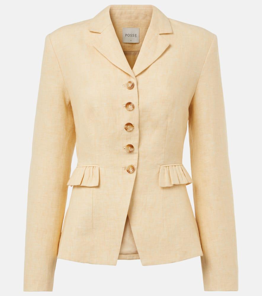 posse matilda linen jacket