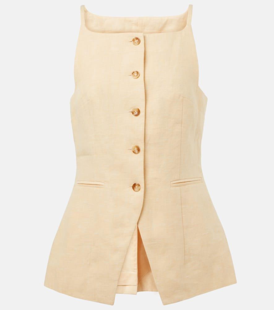 posse nancy linen top