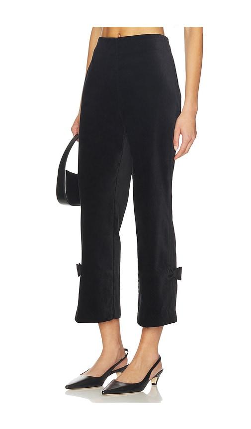 posse quincy trouser in black.