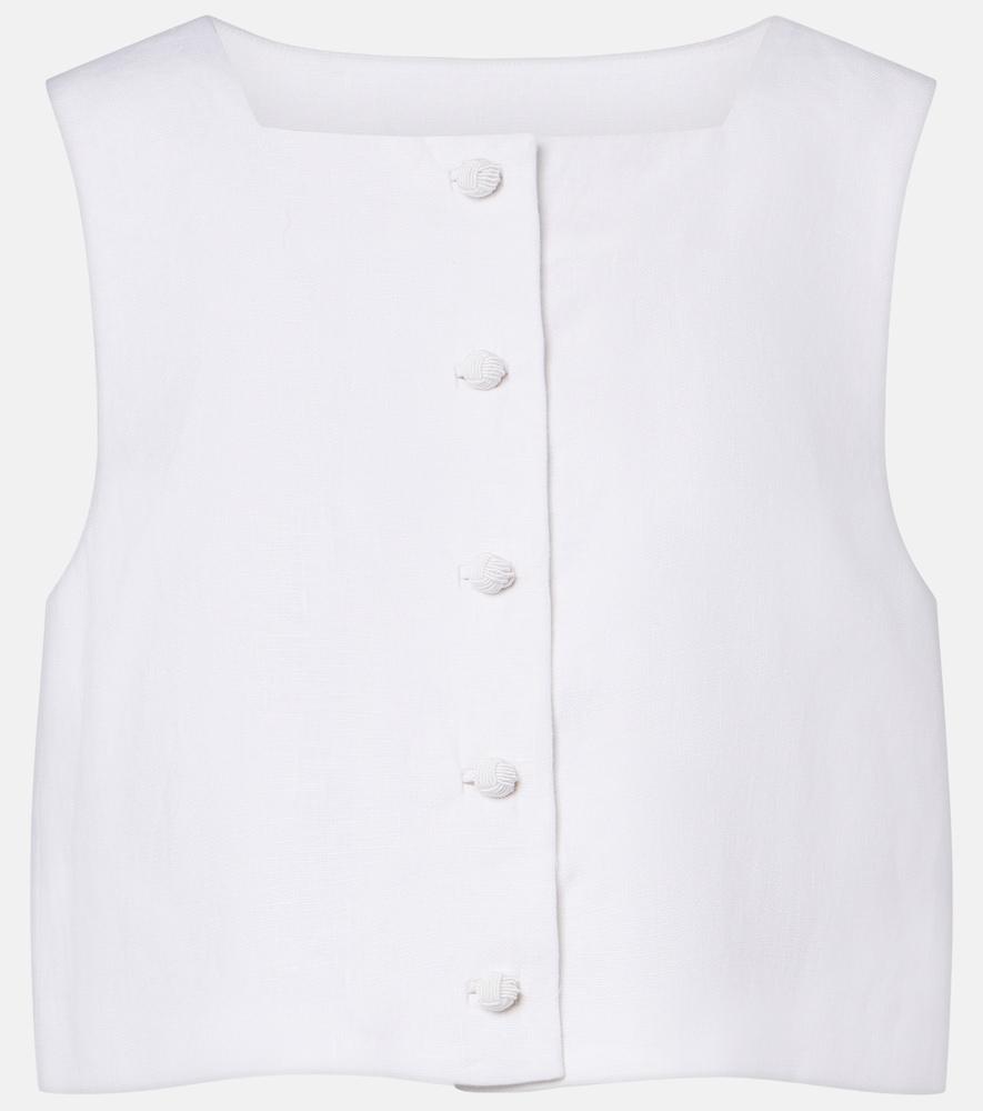 posse rio linen crop top