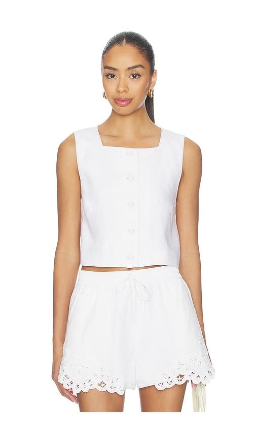 posse rio top in ivory.