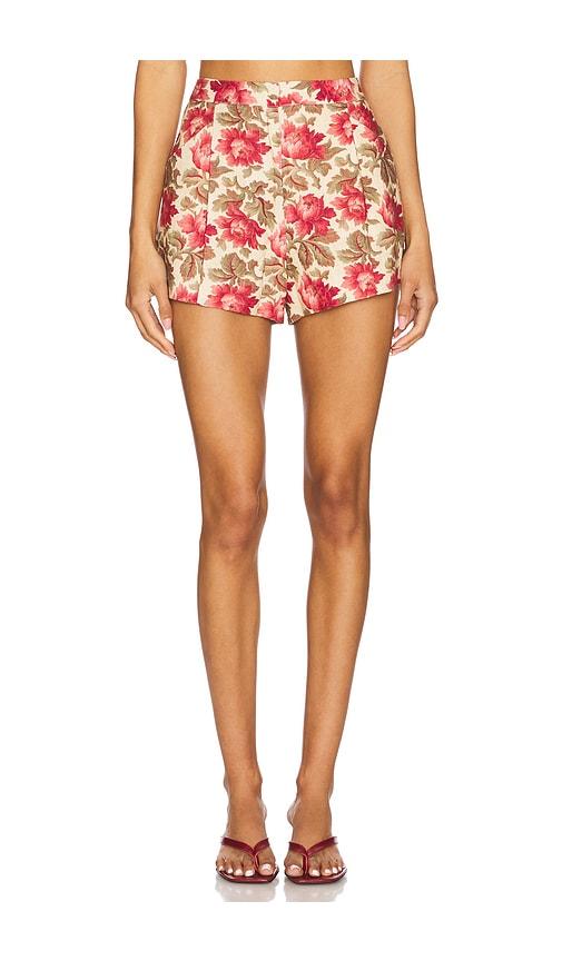 posse rosalie short in red.