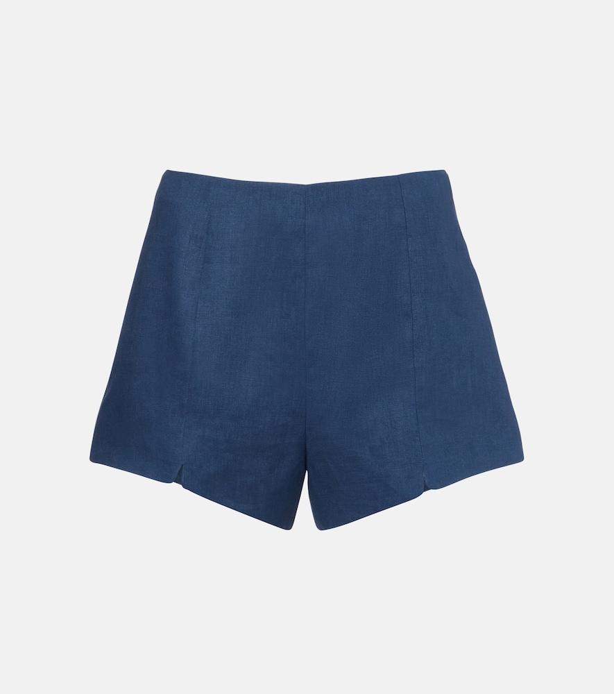 posse sabine linen shorts