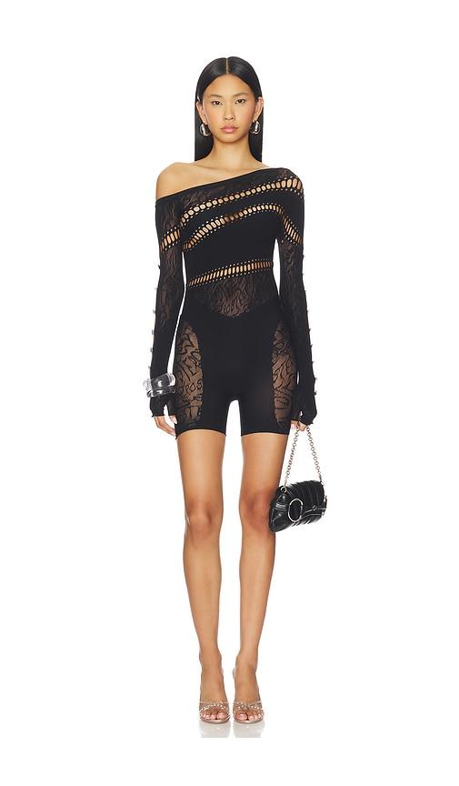 poster girl ivy jumpsuit in black.