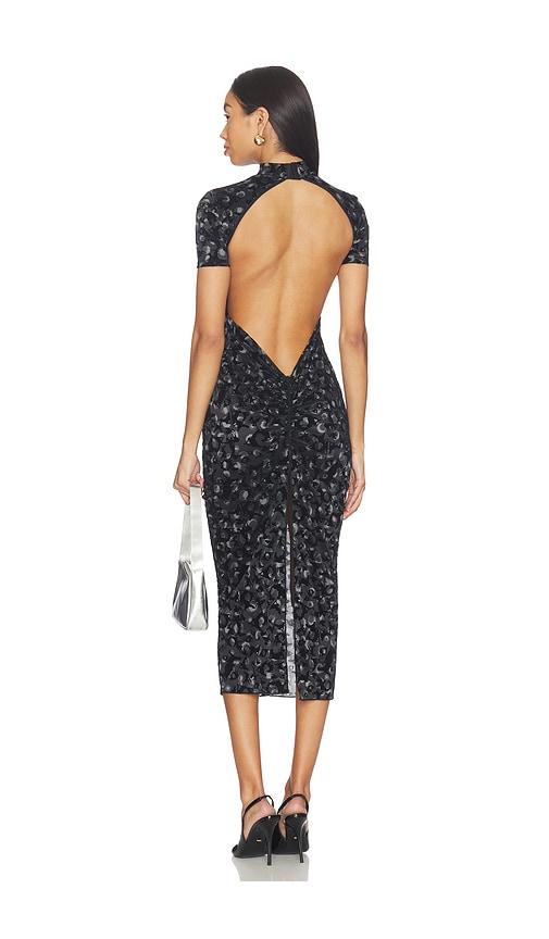 poster girl knockout dress in black.