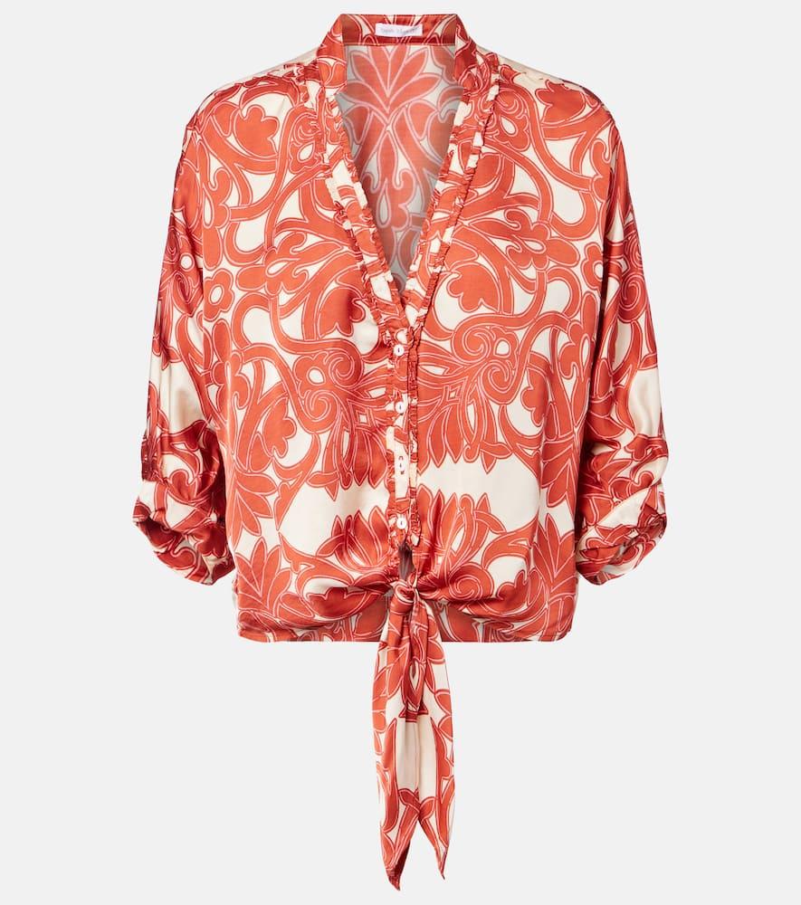 poupette st barth azia printed top