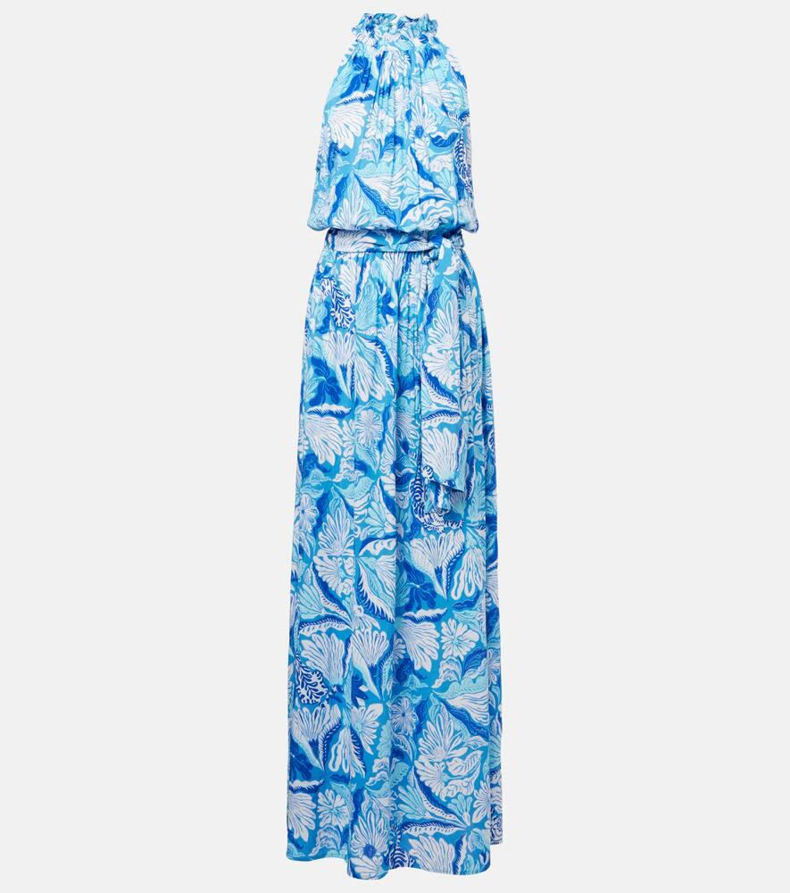 poupette st barth bianca printed maxi dress