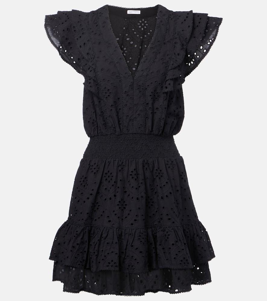 poupette st barth camila ruffled minidress
