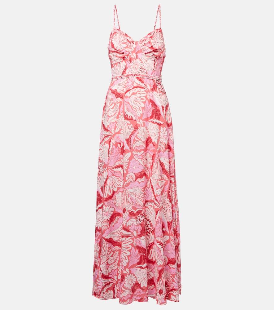 poupette st barth cara floral maxi dress