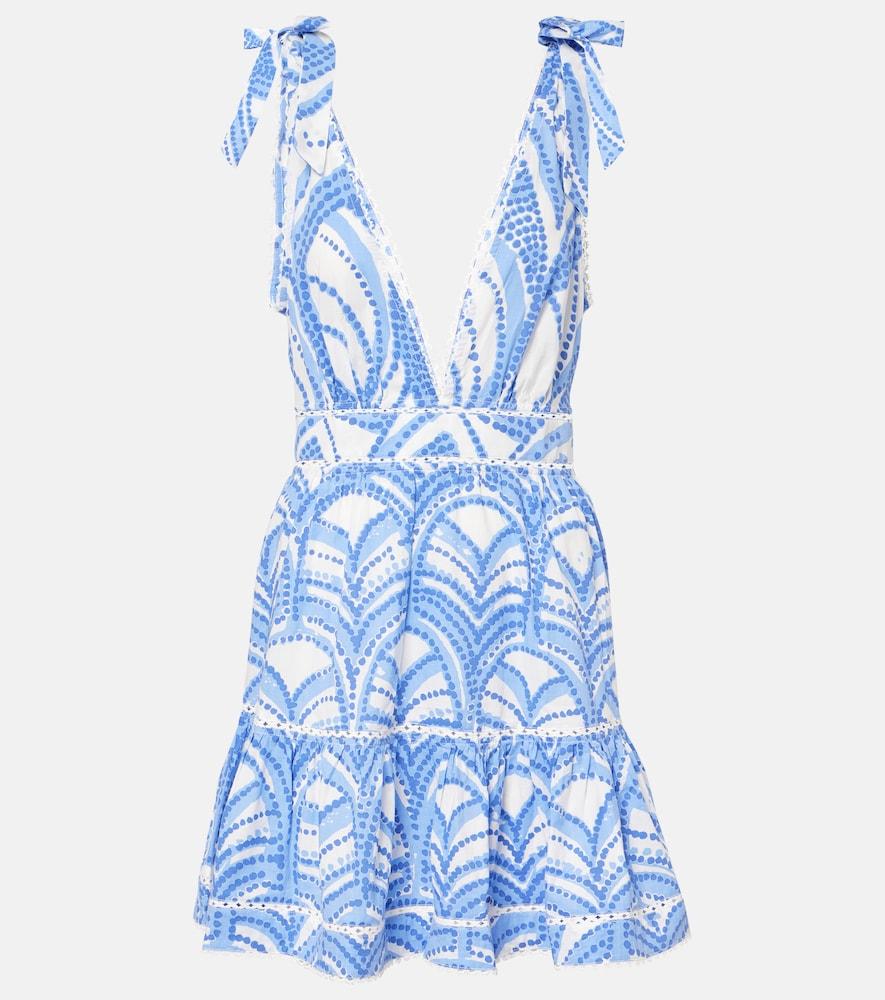 poupette st barth cara printed minidress