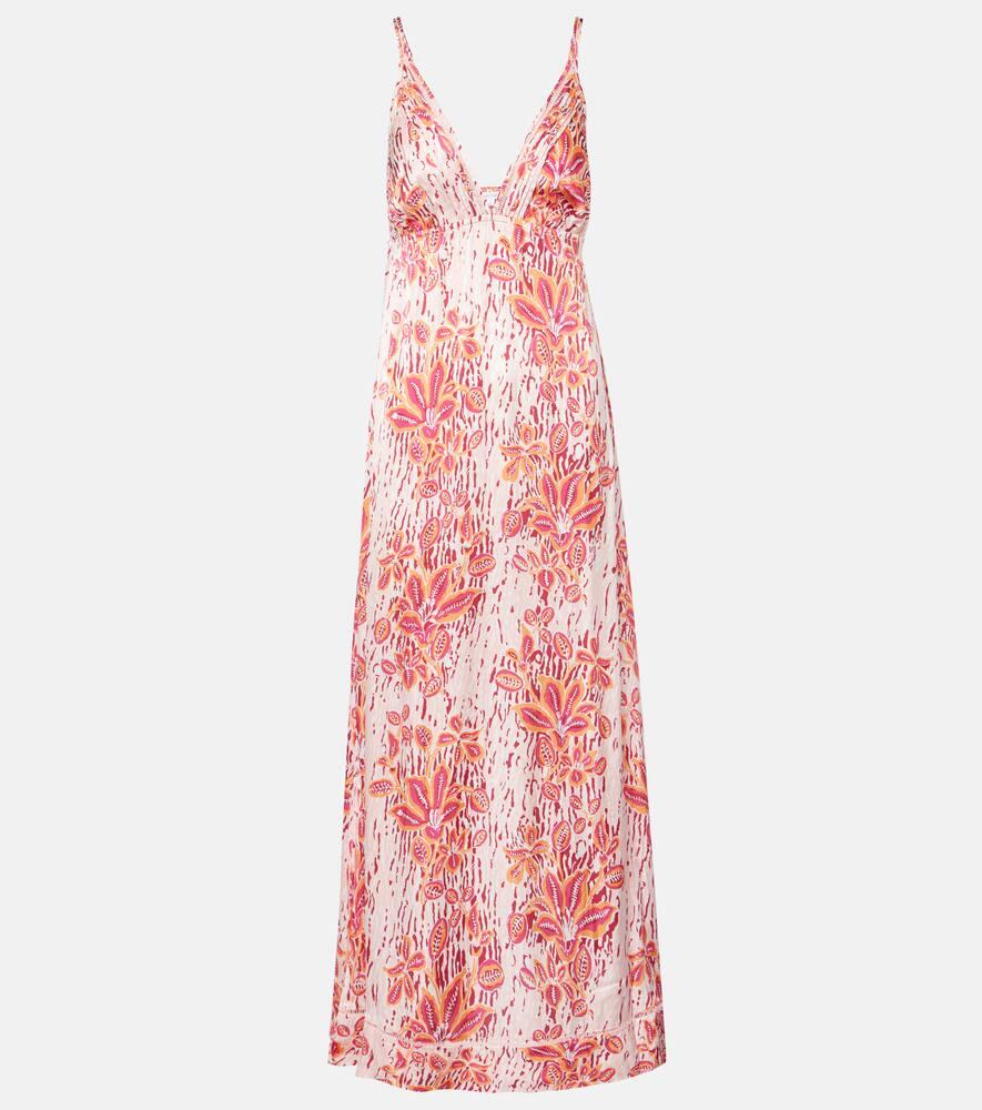 poupette st barth cassandra floral maxi dress