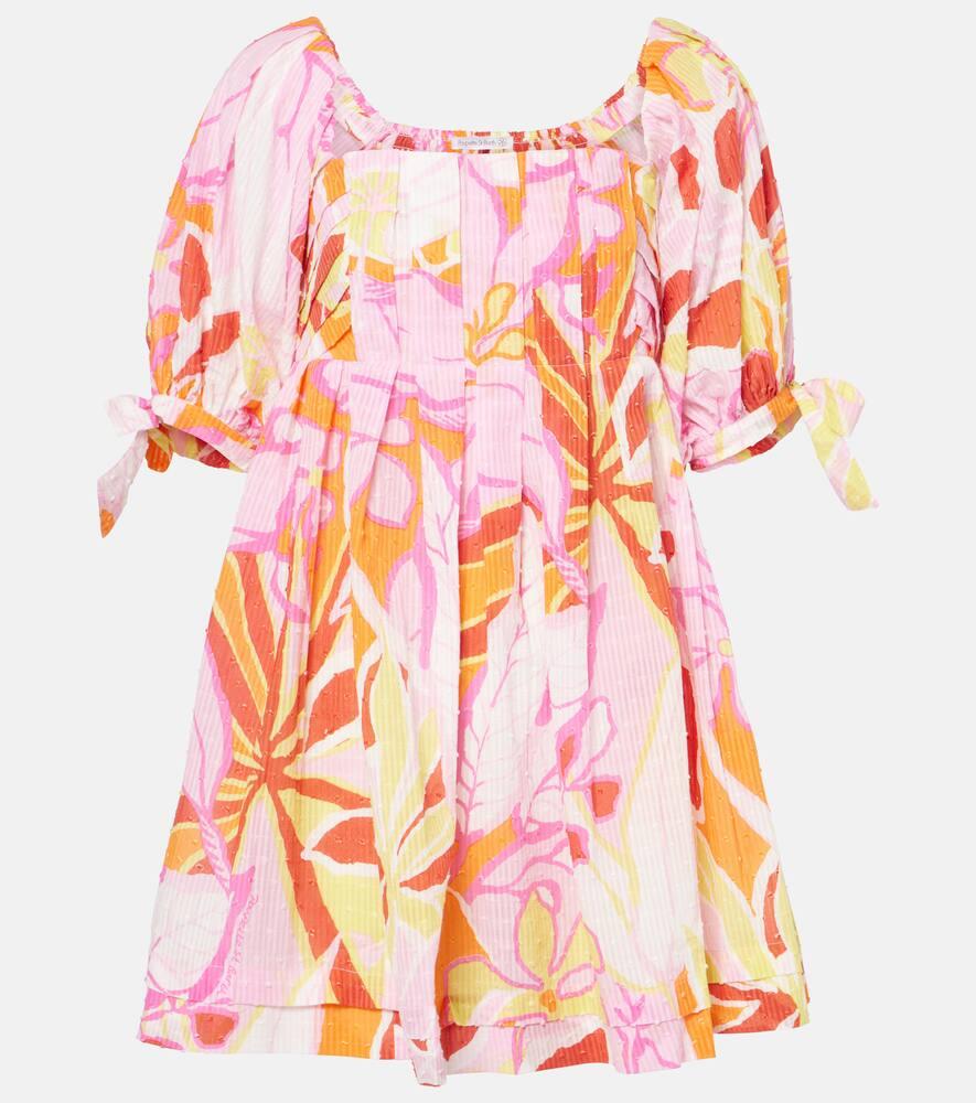 poupette st barth catalina printed cotton minidress