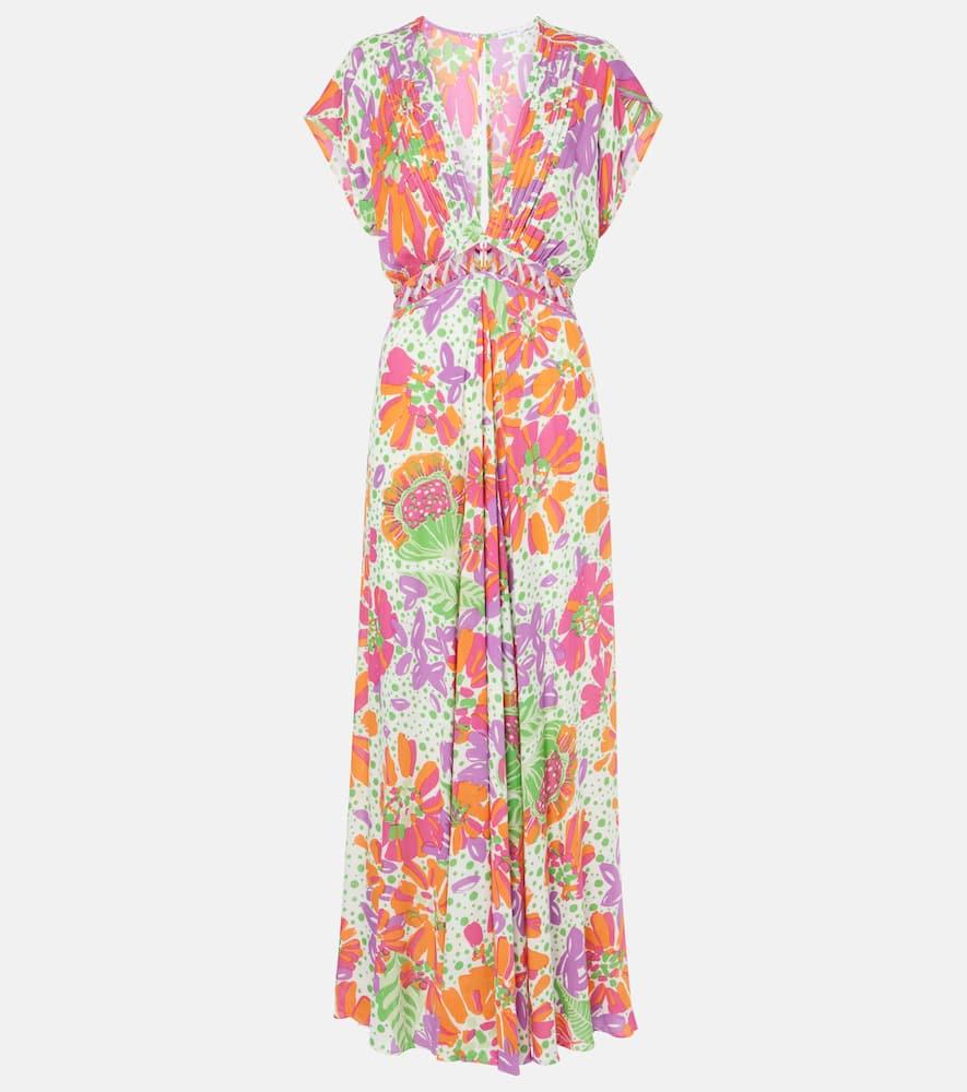 poupette st barth cecile floral maxi dress