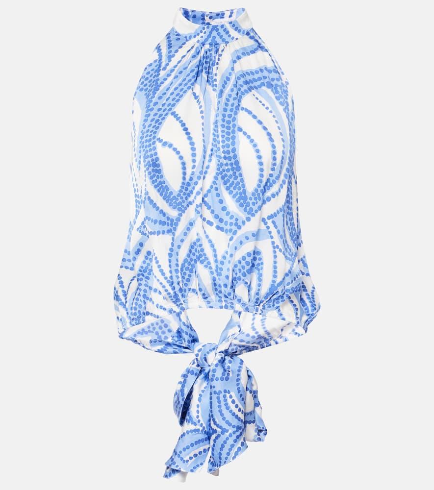 poupette st barth clea printed top