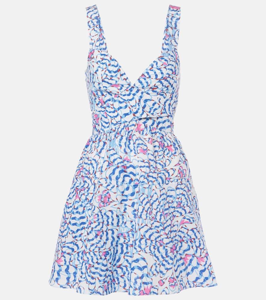 poupette st barth coco printed minidress
