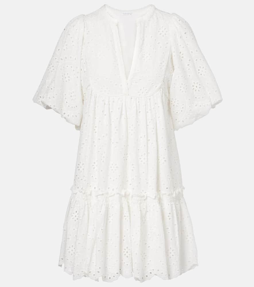 poupette st barth cruz broderie anglaise cotton minidress