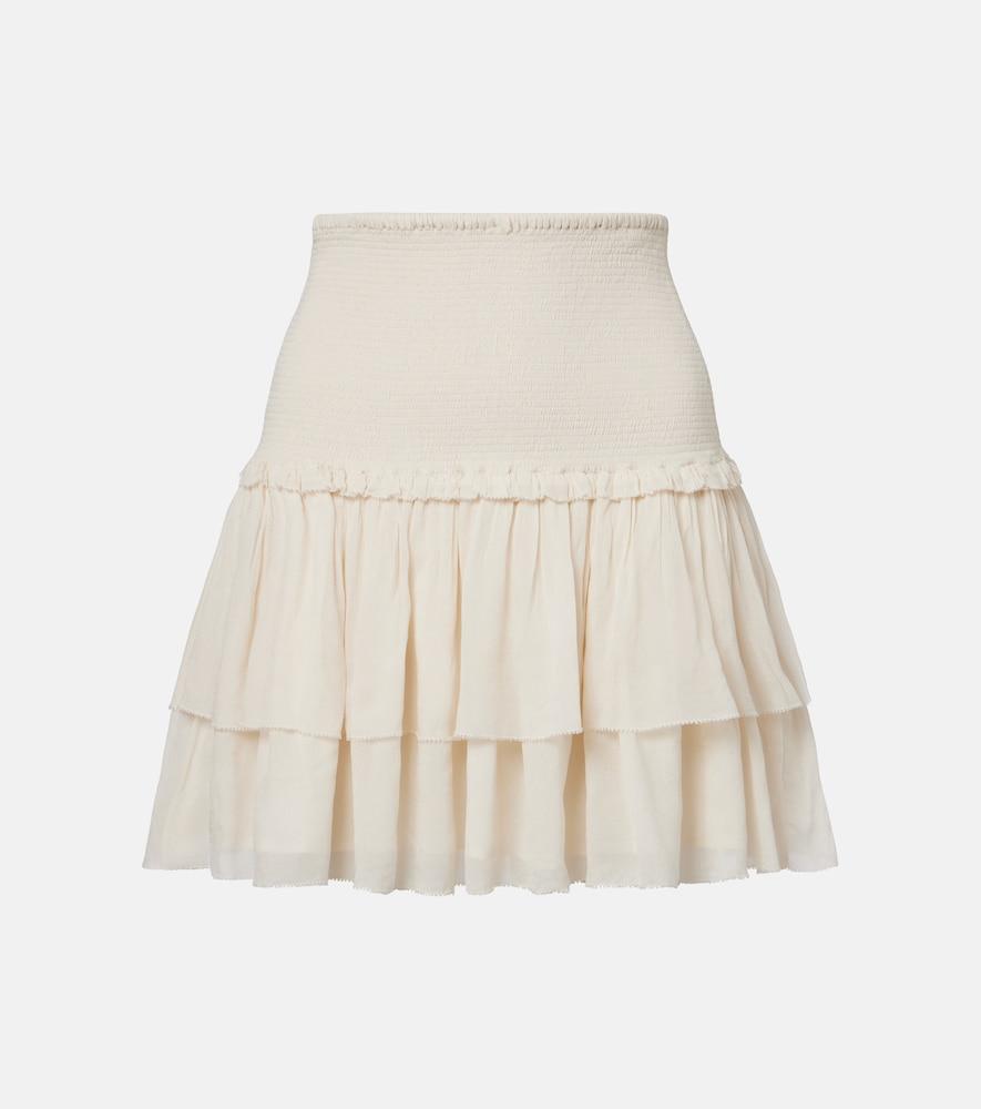 poupette st barth farrah tiered miniskirt