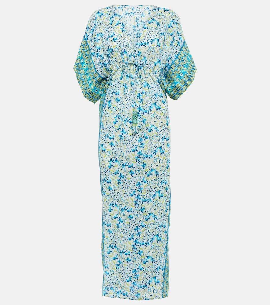 poupette st barth floral maxi dress