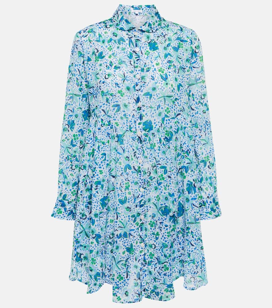 poupette st barth floral minidress