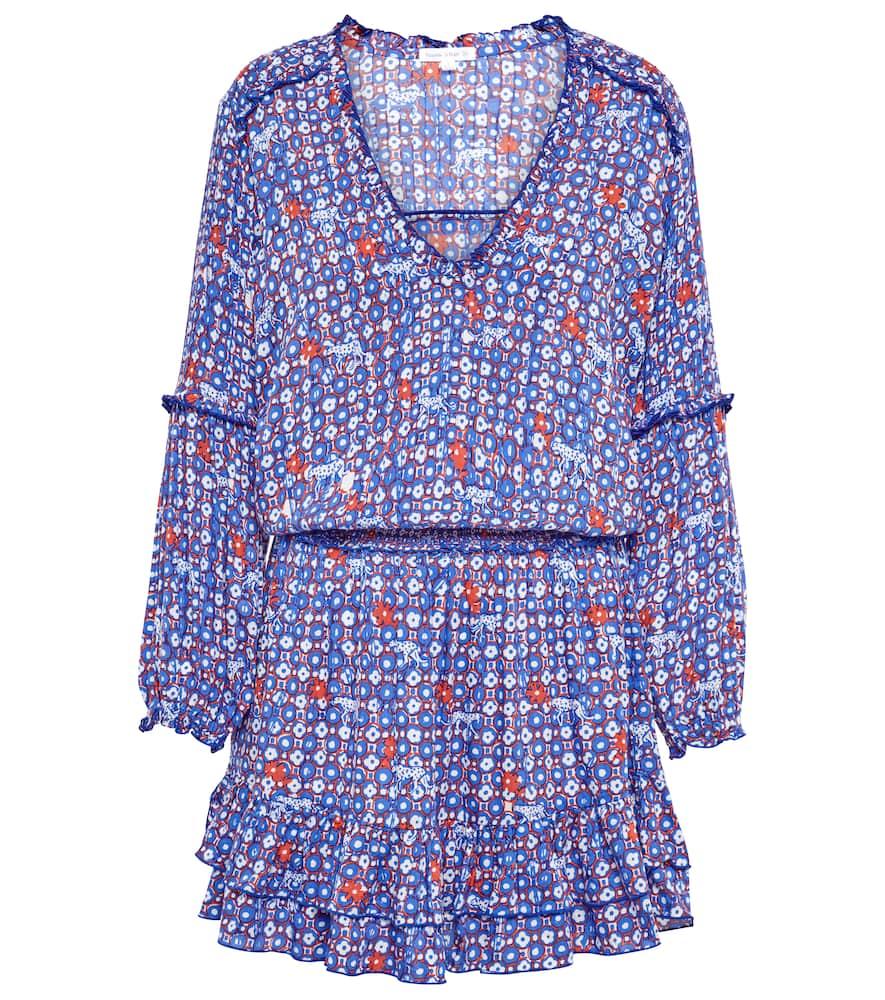 poupette st barth ilona printed minidress