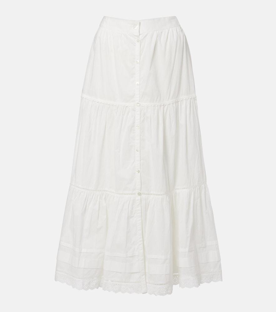 poupette st barth ines broderie anglaise maxi skirt