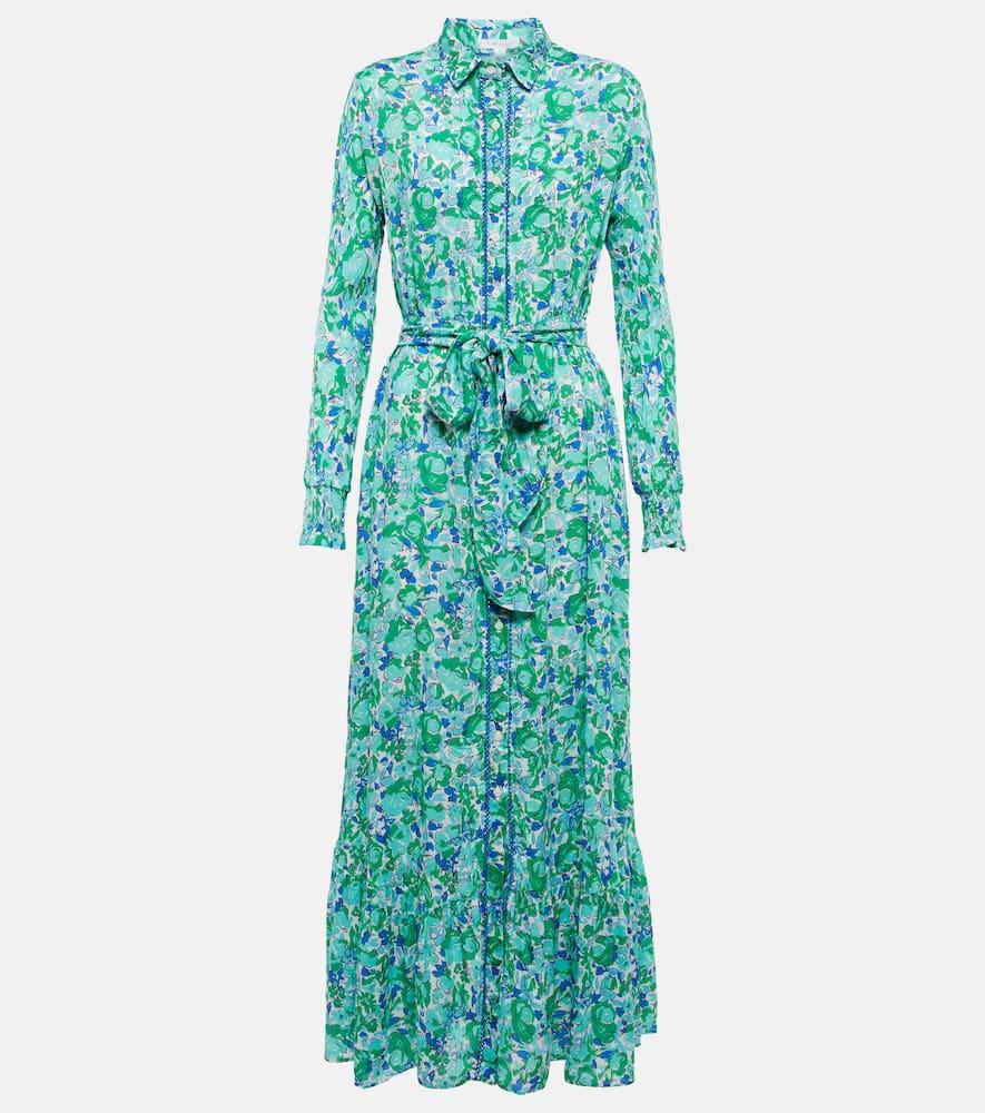 poupette st barth kimi floral shirt dress