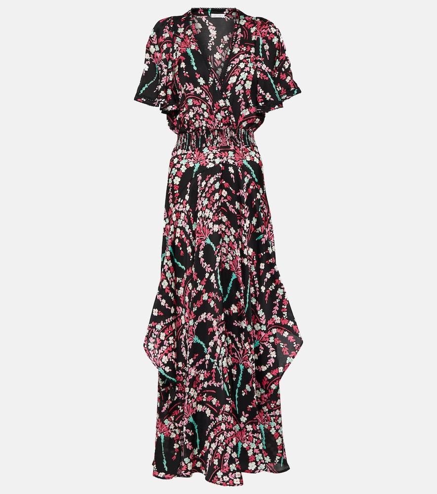 poupette st barth mabelle printed maxi dress