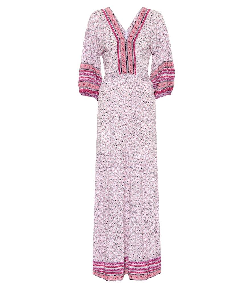 poupette st barth mya floral maxi dress