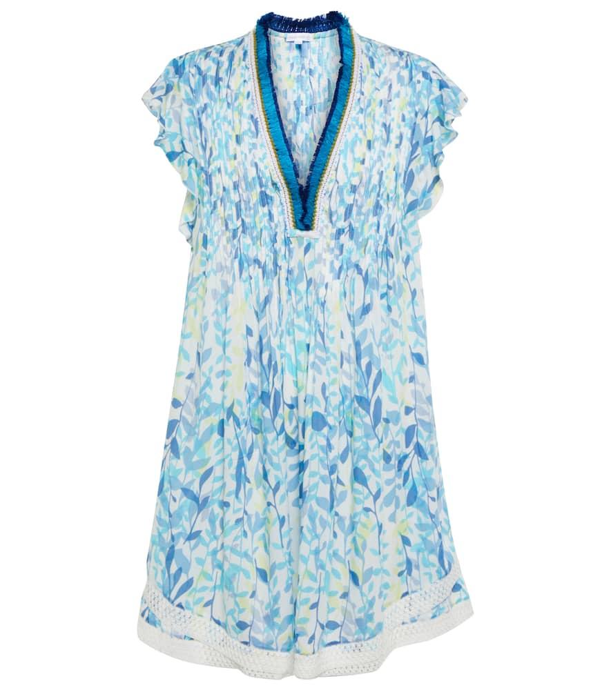 poupette st barth sasha printed minidress