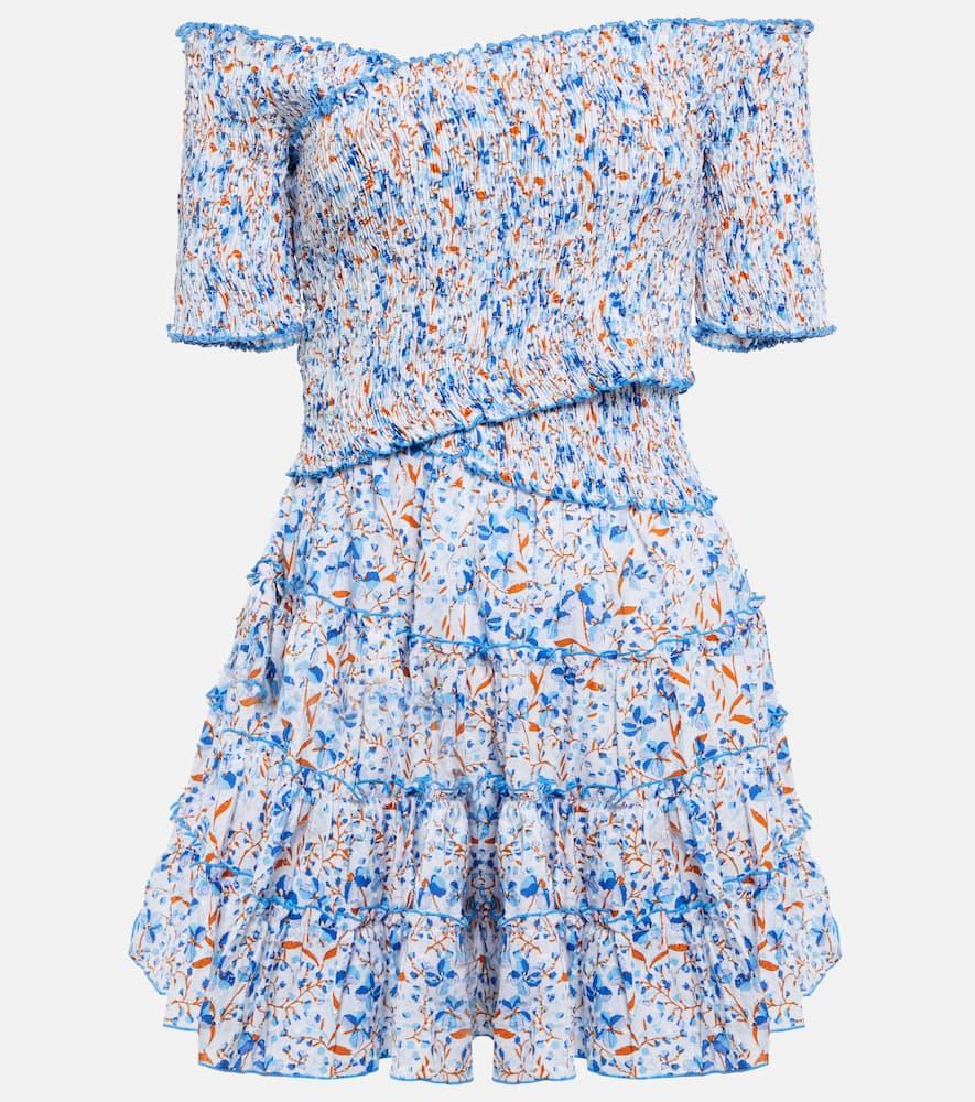 poupette st barth soledad floral cotton minidress