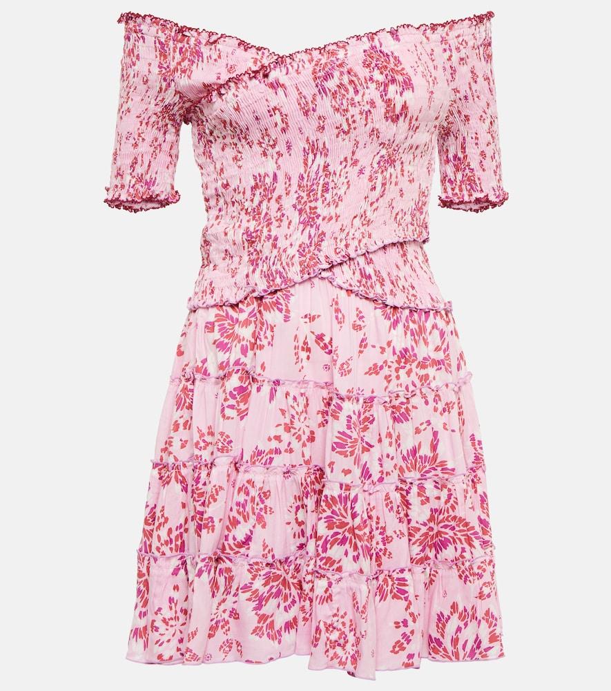 poupette st barth soledad printed minidress