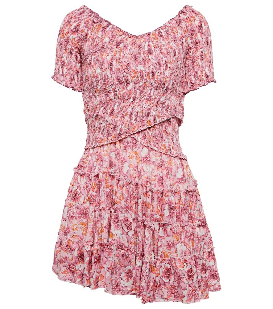 poupette st barth soledad printed minidress