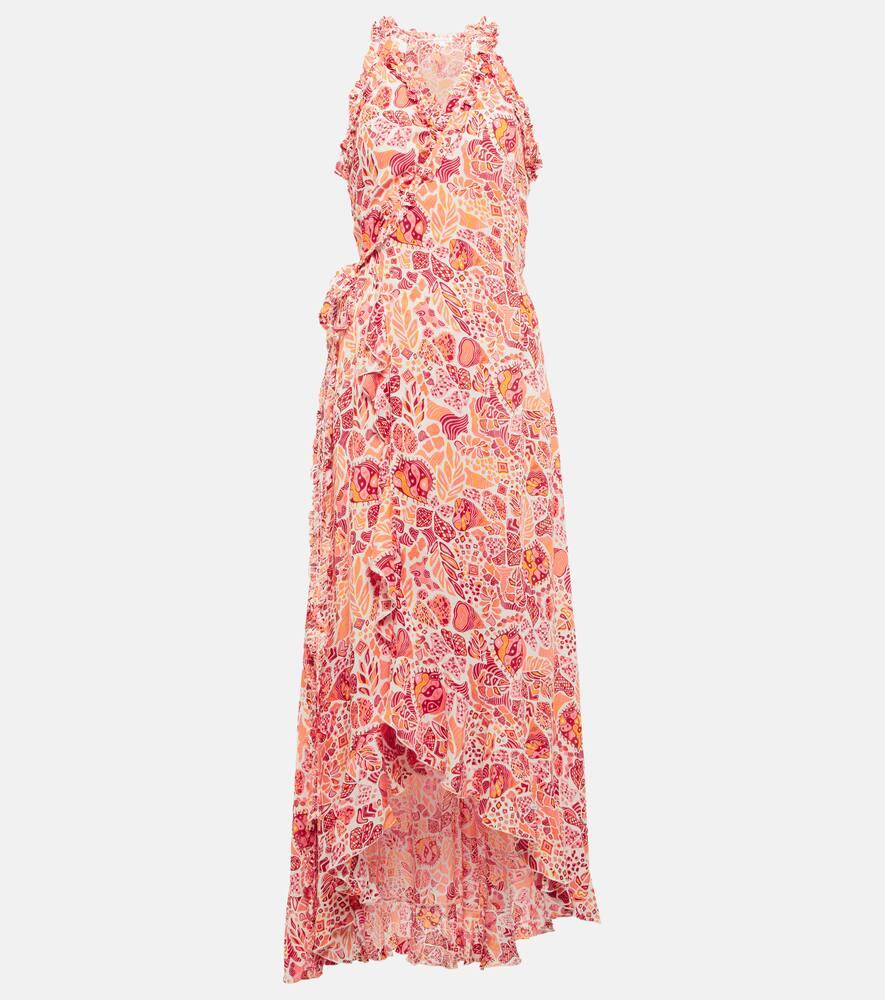 poupette st barth tamara printed maxi dress