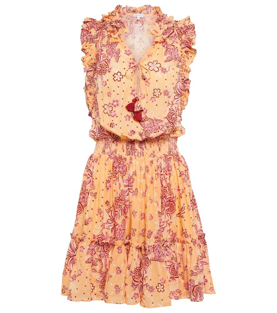 poupette st barth triny printed minidress