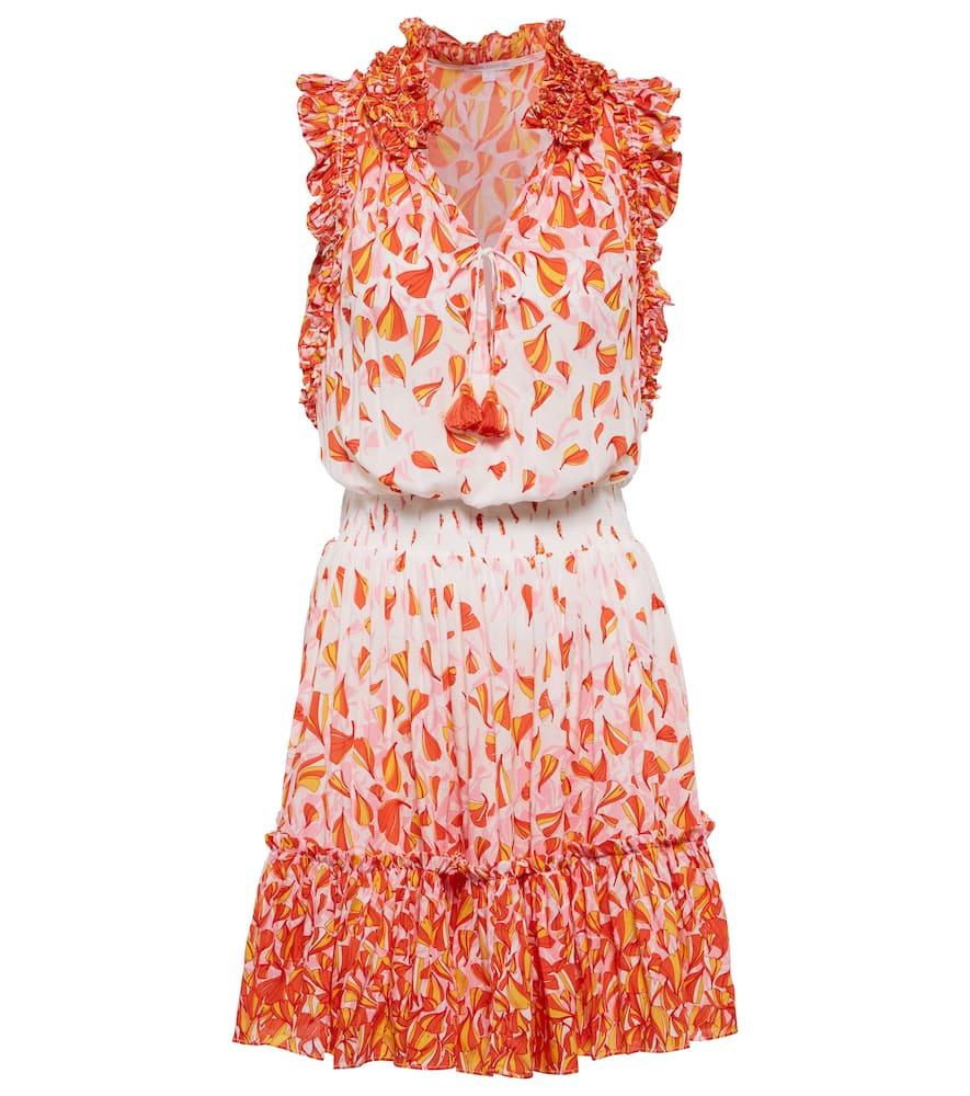 poupette st barth triny printed minidress