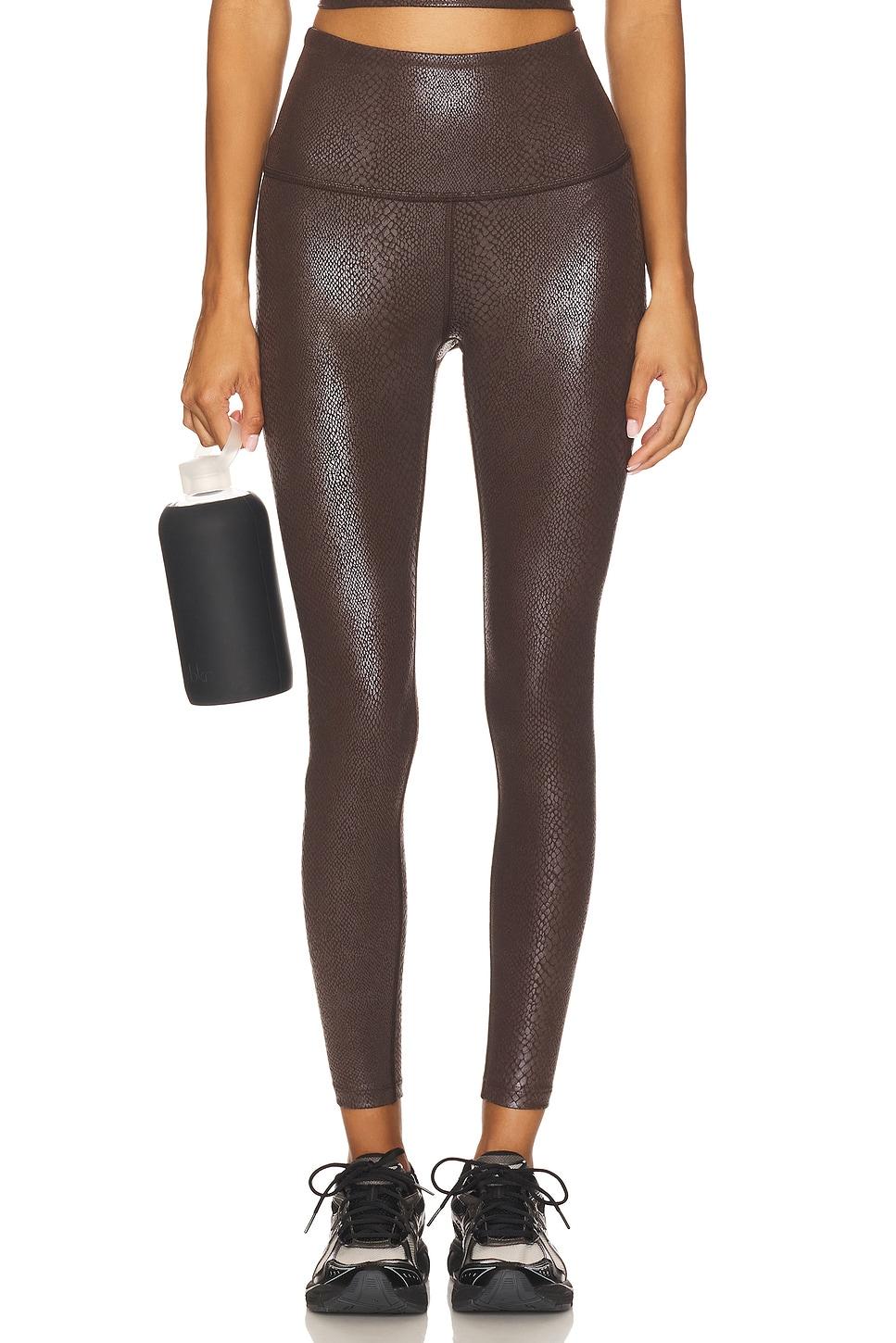 power shine high waisted midi legging