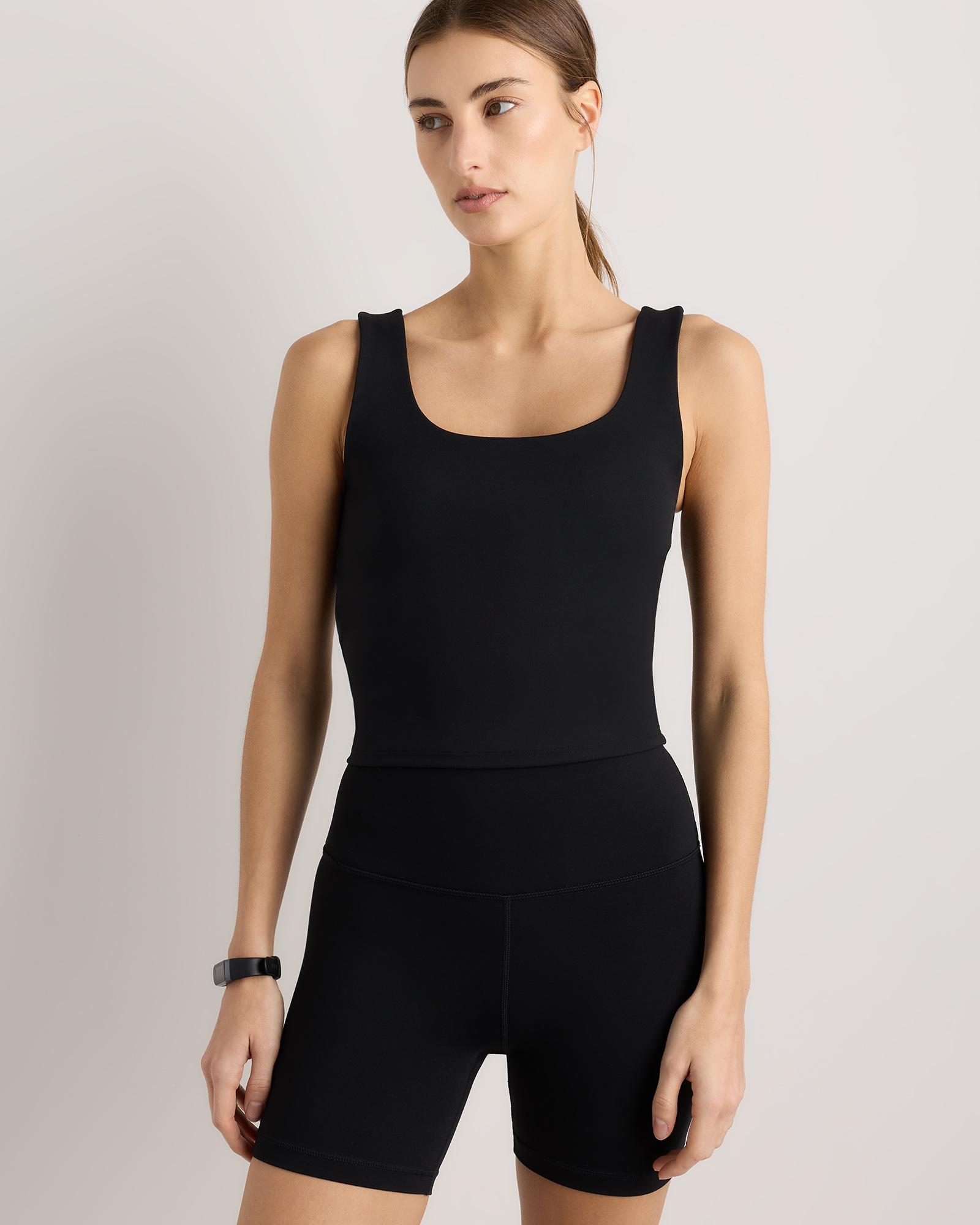 power-up scoop neck bra tank